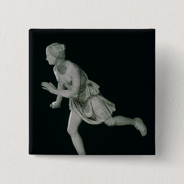 Atalanta 15 Cm Square Badge (Front)