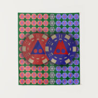 ATARI MARI Poker Chip Tapestry