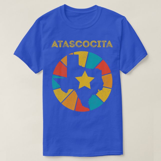 Atascocita Texas Vintage Distressed Souvenir T-Shirt (Design Front)