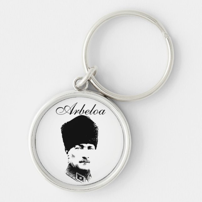 Ataturk Personalised Key Ring (Front)