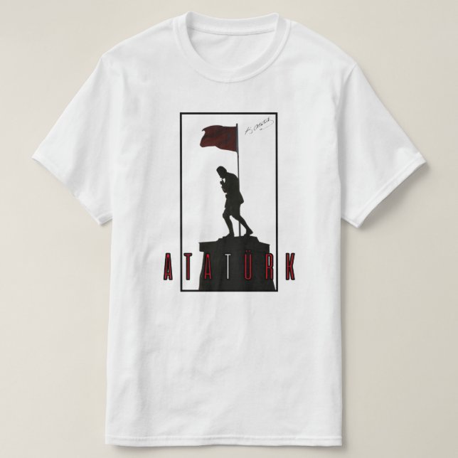 Atatürk Zitat T-Shirt (Design Front)