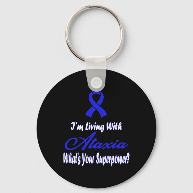 Ataxia Awareness 5 Key Ring (Front)