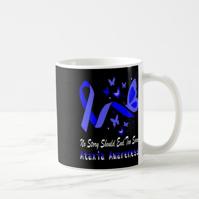 Ataxia Awareness Butterfly Support  Coffee Mug (Right)