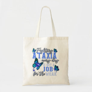 Ataxia Awareness Peace Love Hope We Wear Blue T-Sh Tote Bag