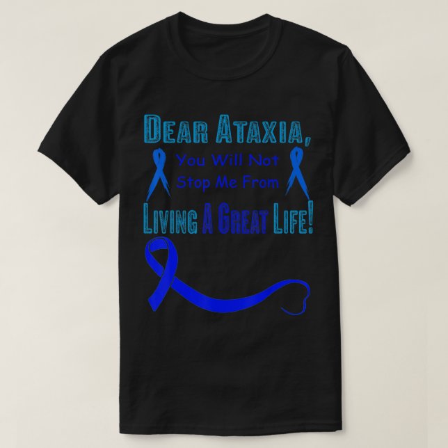 Ataxia Awareness T-Shirt107  T-Shirt (Design Front)