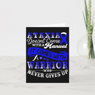 Ataxia Awareness Warrior Family Support  Card