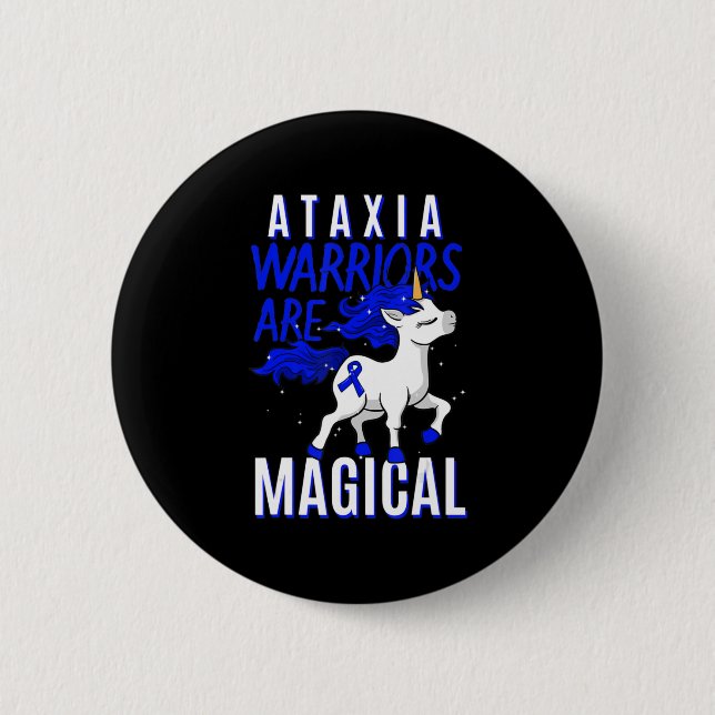 Ataxia Movement Disorder Dystaxia Friedreich's Uni 6 Cm Round Badge (Front)