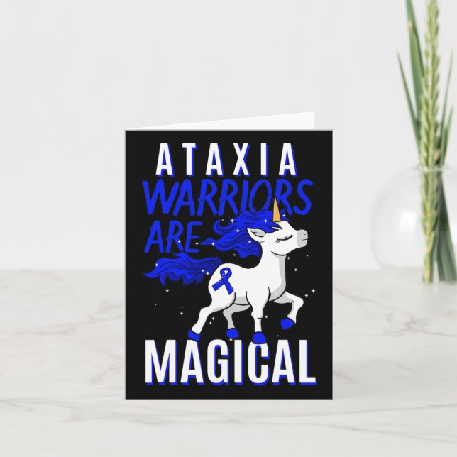 Ataxia Movement Disorder Dystaxia Friedreich's Uni Card (Front)