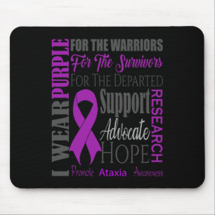 Ataxia Neurological Sickness Awareness For Warrior Mouse Mat