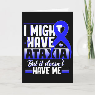 Ataxia Neurological Sign Hemiataxia Blue Ribbon Ne Card