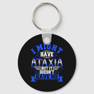 Ataxia Neurological Sign Hemiataxia Blue Ribbon Ne Key Ring