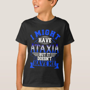 Ataxia Neurological Sign Hemiataxia Blue Ribbon Ne T-Shirt