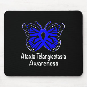 Ataxia Telangiectasia Awareness Warrior Support Bl Mouse Mat