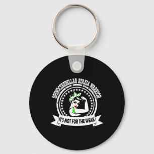 Ataxia Warrior Awareness T Key Ring