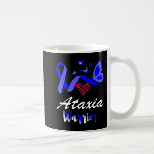 Ataxia Warrior Butterfly Awareness Support T-Shirt Coffee Mug