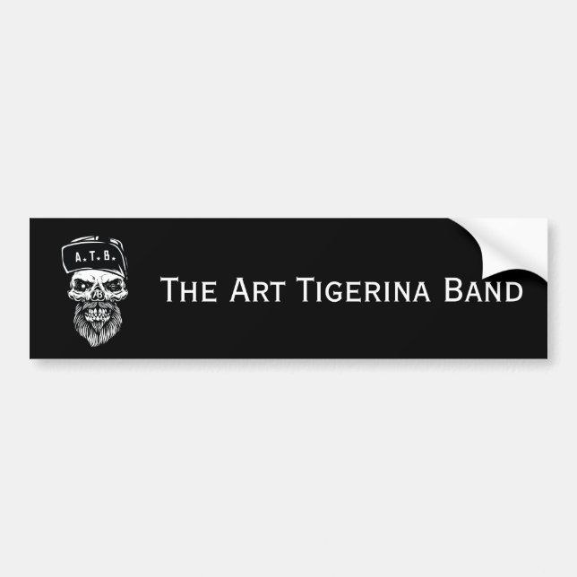 ATB Skull Bumper Sticker (Front)
