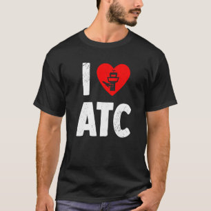 Atc Love Air Traffic Controller Life Radar Techni T-Shirt