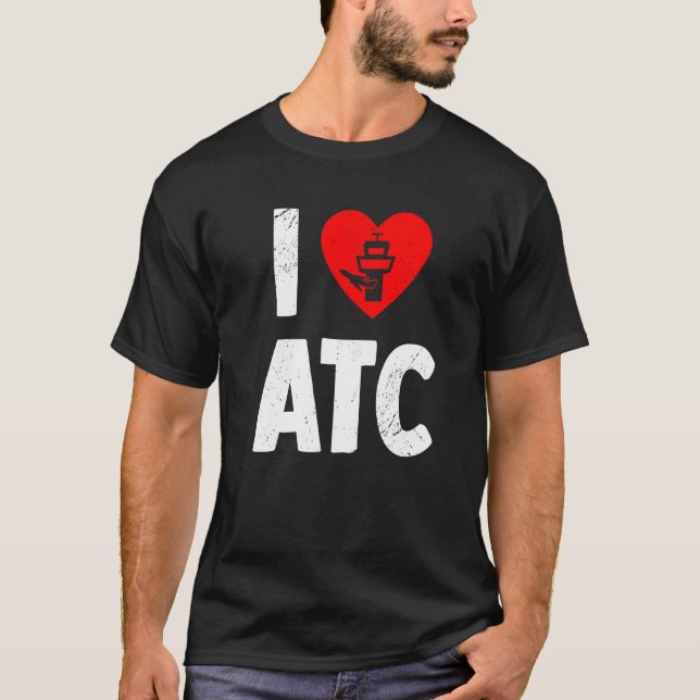 Atc Love Air Traffic Controller Life  Radar Techni T-Shirt (Front)