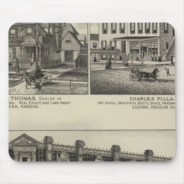 Atchison, Kansas Mouse Mat (Front)