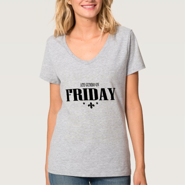 Ate Gumbo Friday T-Shirt (Front)