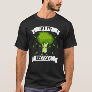 Ate My Broccoli   Vegetarian Broccoli  Vegan T-Shirt