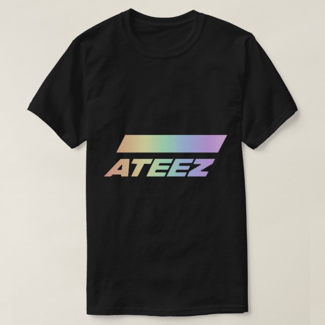 ATEEZ - Kpop Gay LGBT Korean Glossy Sticker T-Shirt (Design Front)