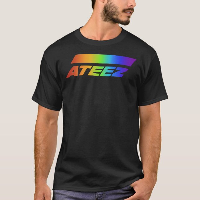 Ateez Rainbow Logo Classic T-Shirt (Front)