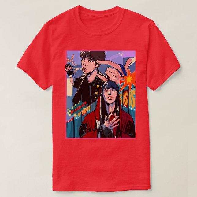 ATEEZ Yunho and Mingi Rocky MV T-Shirt (Design Front)