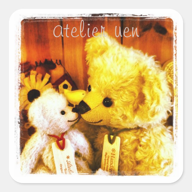 Atelier Uen: Original Kakushi (Nakayoshi) Square Sticker (Front)