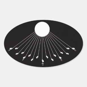 Aten God's true symbol sticker
