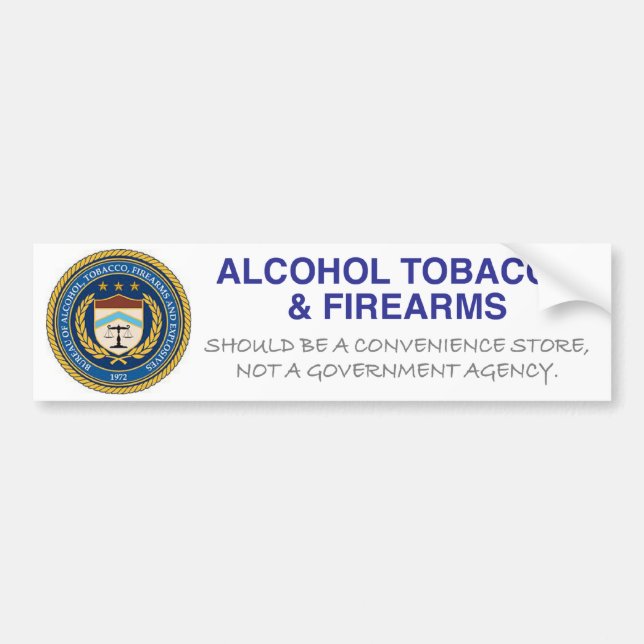 ATF bumpersticker Bumper Sticker (Front)