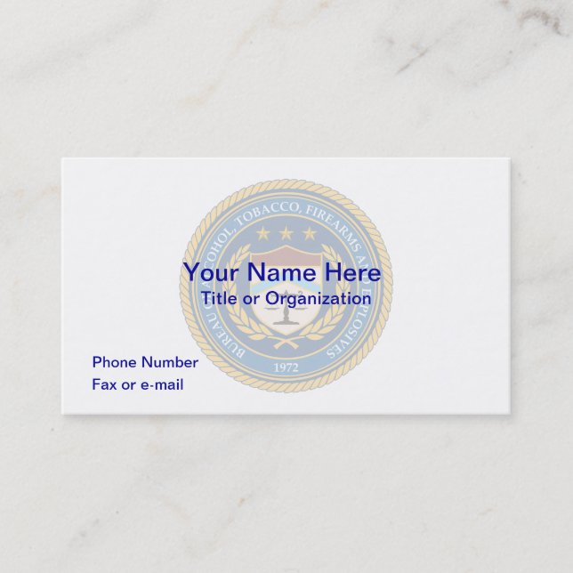 ATF Business Card (Front)