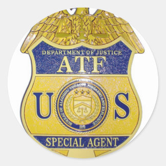 atf classic round sticker