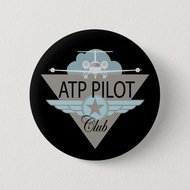ATF Pilot Club 6 Cm Round Badge (Front)