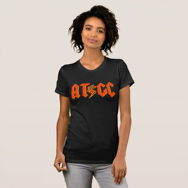 ATGC DNA Shirt - Orange/Red (Front Full)