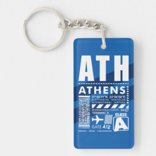 ATH Athens Airport Key Ring