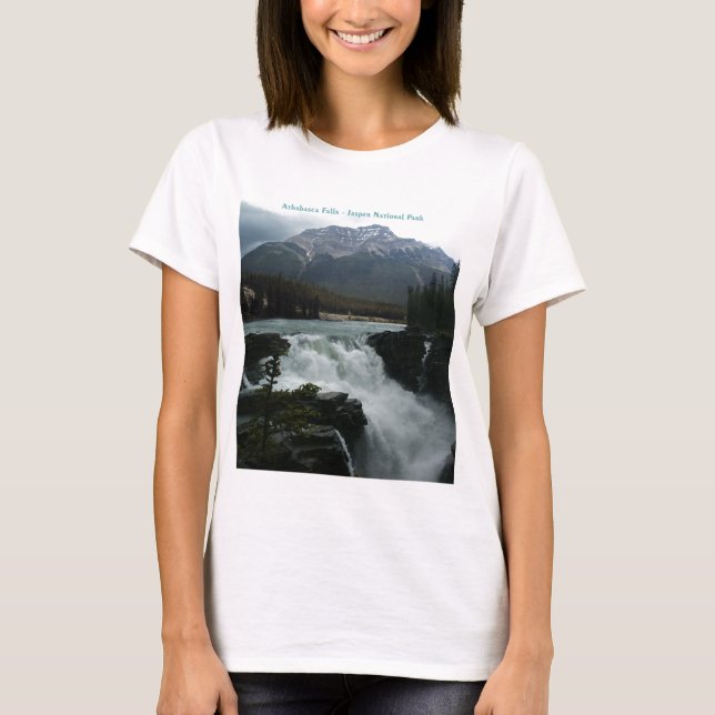 Athabasca Falls Jasper National Park T-Shirt (Front)