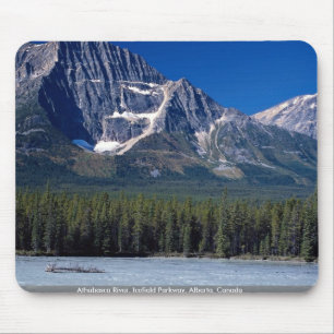 Athabasca River, Icefield Parkway, Alberta, Canada Mouse Mat
