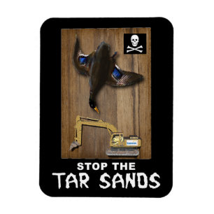 Athabasca Tar Sands Duck Mount Magnet