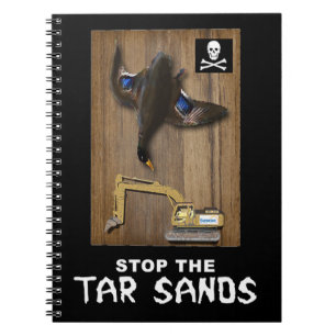 Athabasca Tar Sands Duck Mount Notebook
