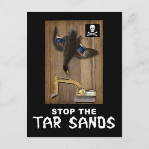 Athabasca Tar Sands Duck Mount Postcard