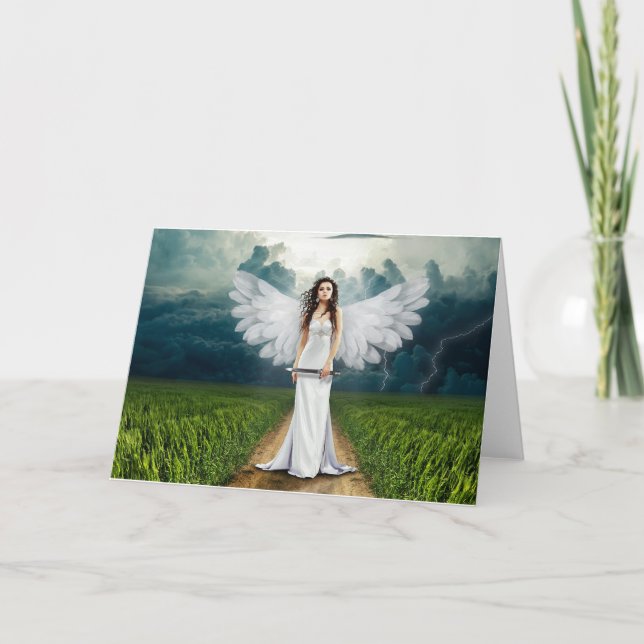 Athame Goddess Pagan Greeting Card (Front)