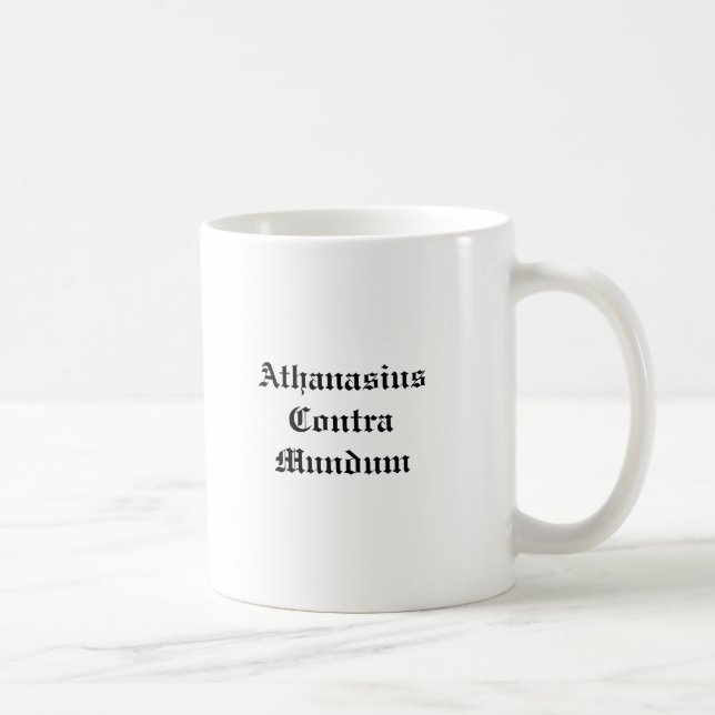 Athanasius Contra Mundum Coffee Mug (Right)