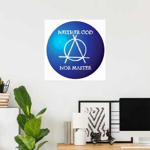 Atheism Badge Poster