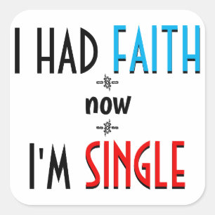 Atheism or Agnosticism – Philosophy Pun Square Sticker