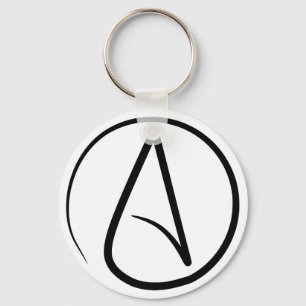 Atheism Symbol Key Ring