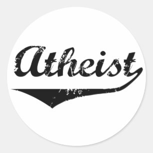 Atheist 2 classic round sticker