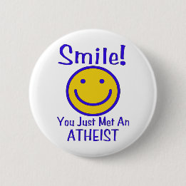 Atheist 6 Cm Round Badge