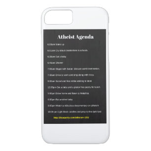 Atheist Agenda iPhone 7 case