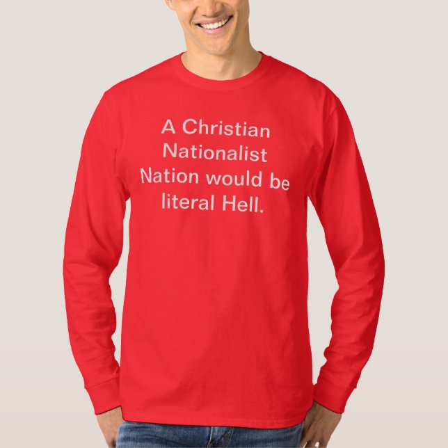 Atheist/agnostic t-shirt (Front)